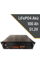 Lexron 100Ah 51.2V PREMIUM SERIES Lityum Akü